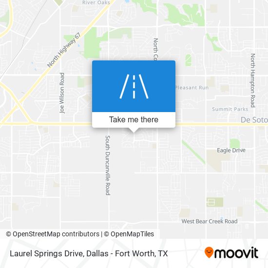 Mapa de Laurel Springs Drive