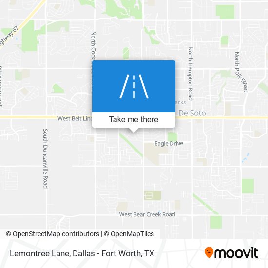 Lemontree Lane map