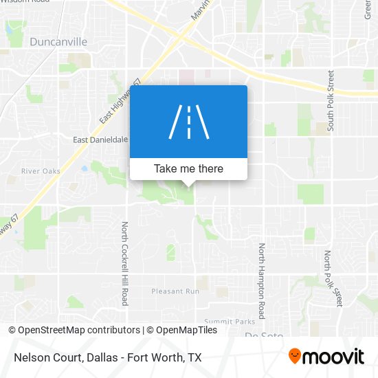 Nelson Court map