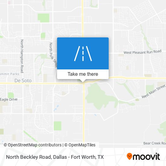 North Beckley Road map