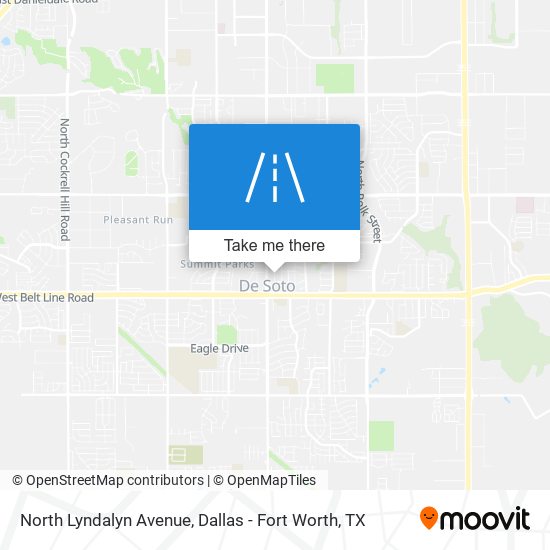North Lyndalyn Avenue map