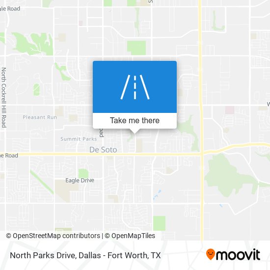 North Parks Drive map