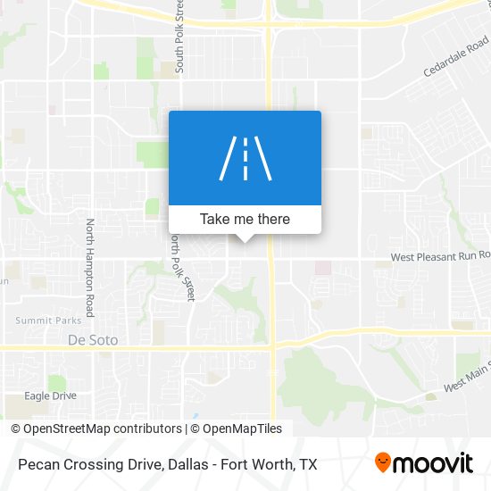 Pecan Crossing Drive map