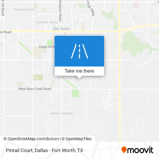 Pintail Court map