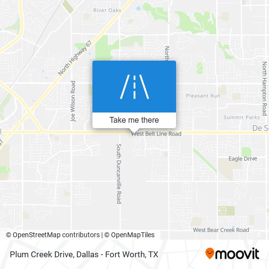 Mapa de Plum Creek Drive