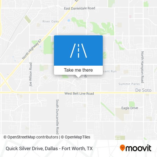 Quick Silver Drive map