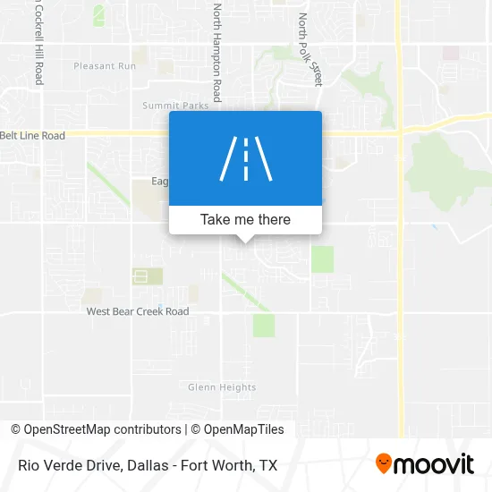 Rio Verde Drive map