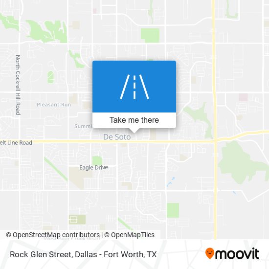 Rock Glen Street map