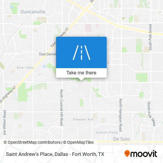 Saint Andrew's Place map