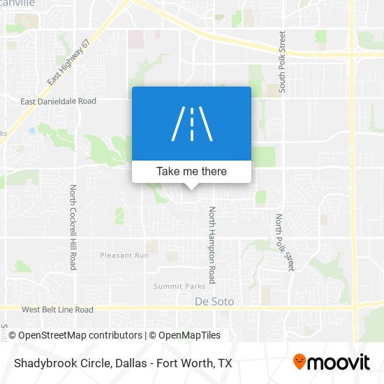Shadybrook Circle map