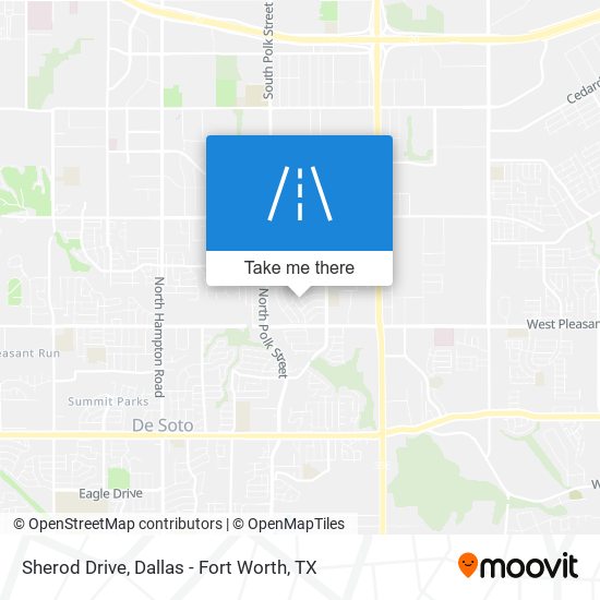 Sherod Drive map