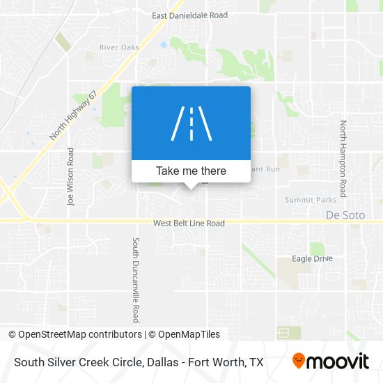 Mapa de South Silver Creek Circle