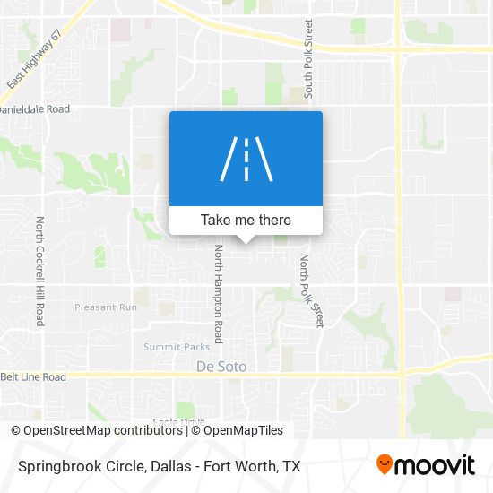 Springbrook Circle map