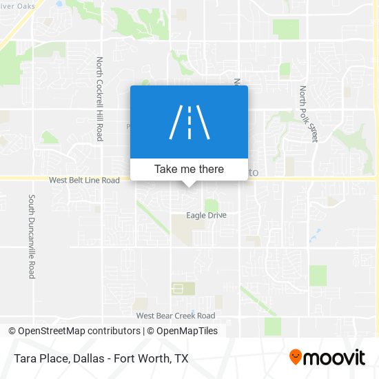 Tara Place map