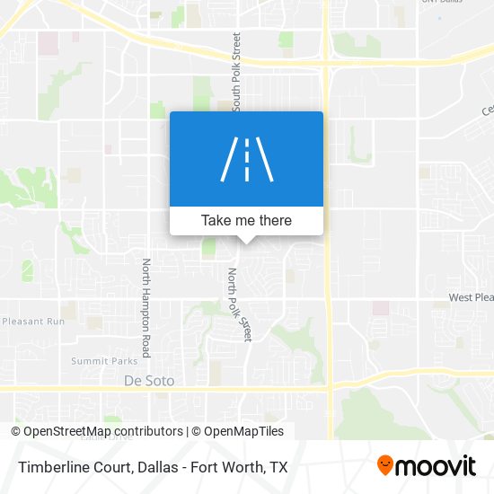 Timberline Court map