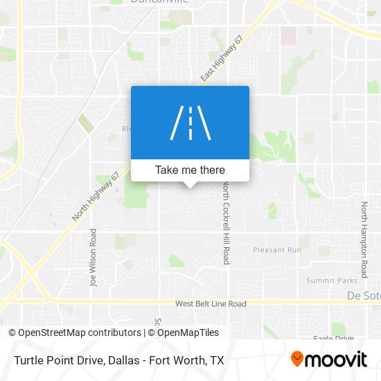 Turtle Point Drive map