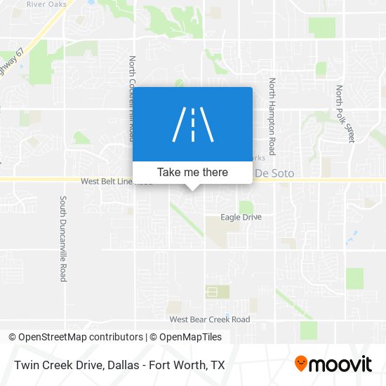 Twin Creek Drive map