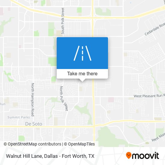 Walnut Hill Lane map