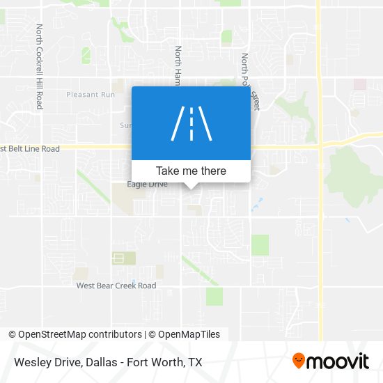 Mapa de Wesley Drive