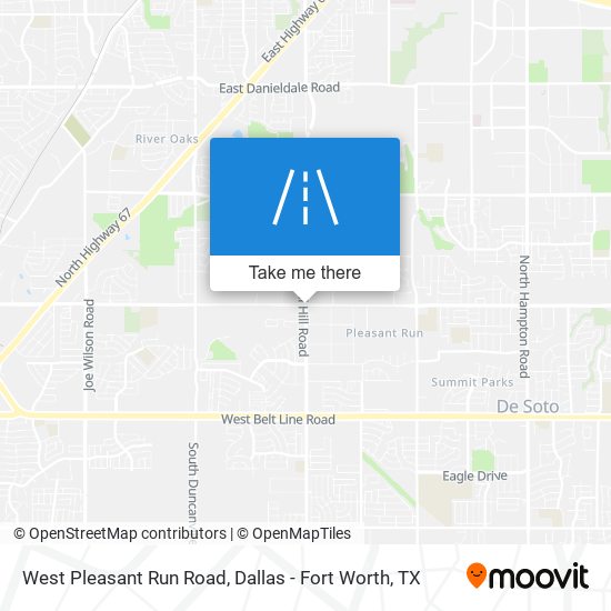 Mapa de West Pleasant Run Road