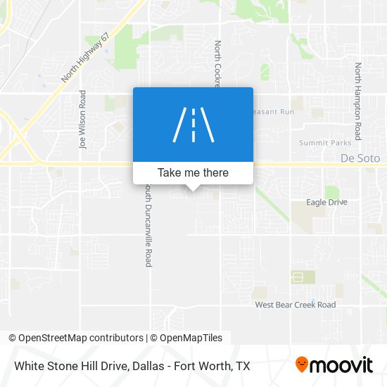 Mapa de White Stone Hill Drive