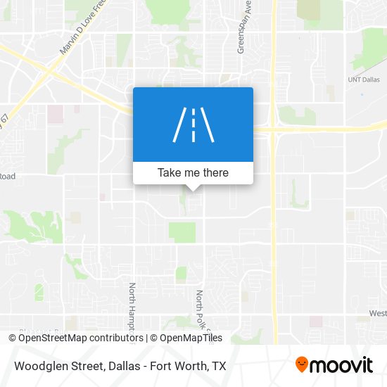 Woodglen Street map