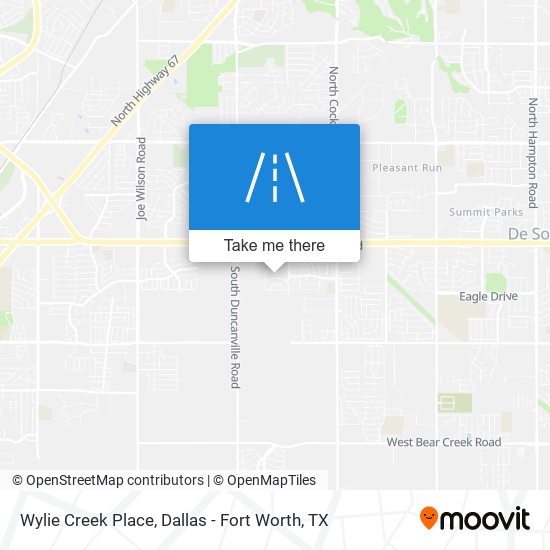 Wylie Creek Place map