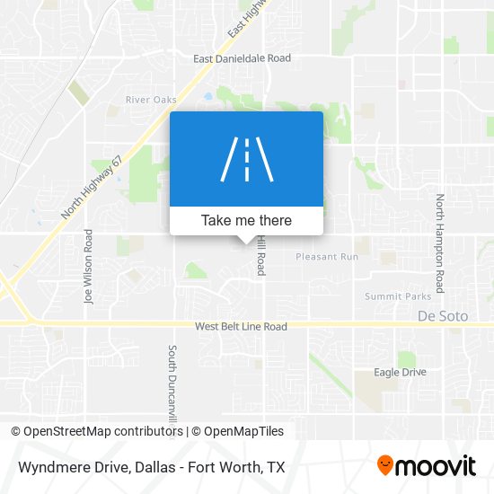 Wyndmere Drive map