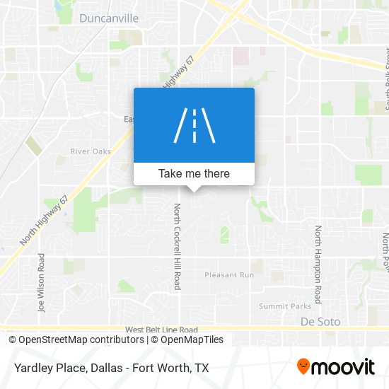 Mapa de Yardley Place