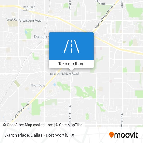 Aaron Place map