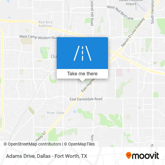 Adams Drive map