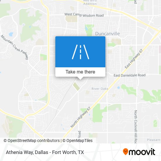 Mapa de Athenia Way