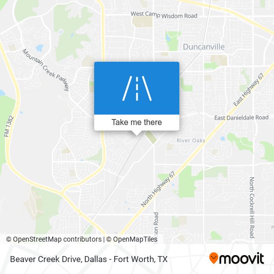 Beaver Creek Drive map