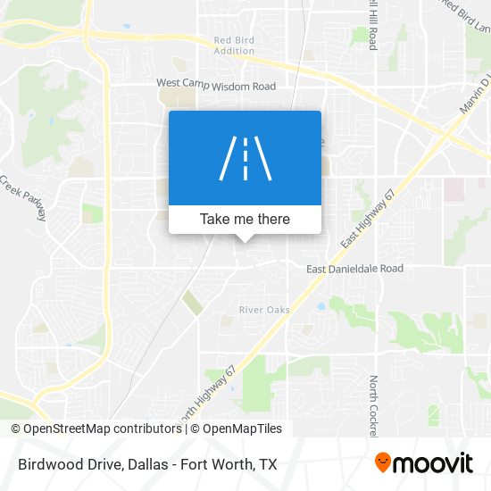 Birdwood Drive map