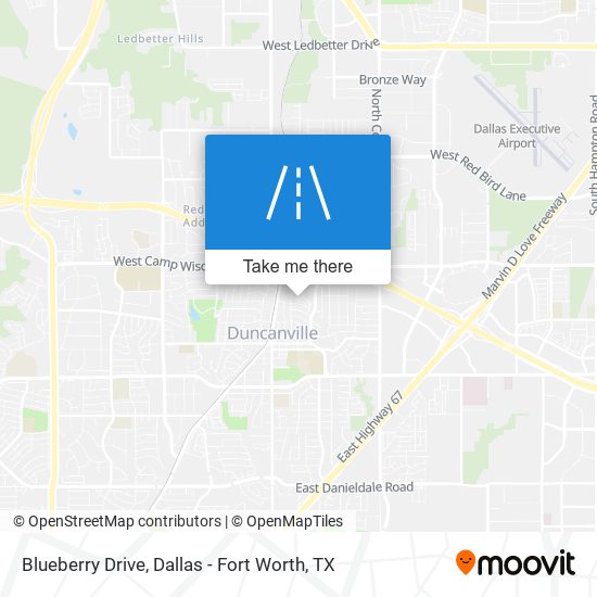 Mapa de Blueberry Drive