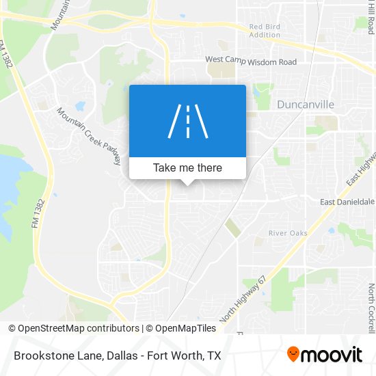 Brookstone Lane map