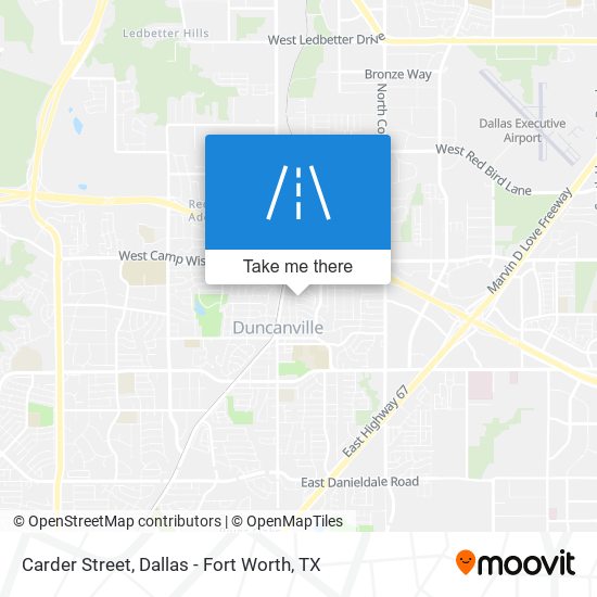 Carder Street map