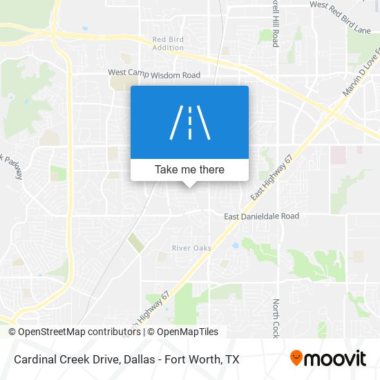 Mapa de Cardinal Creek Drive