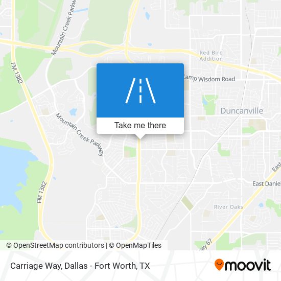 Carriage Way map