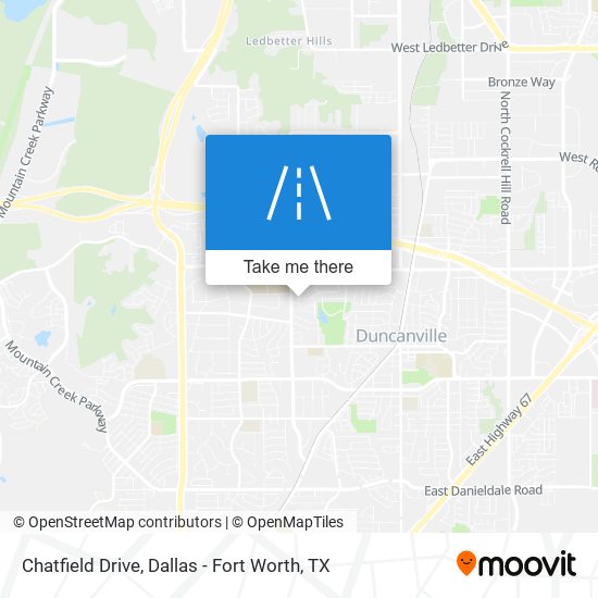 Chatfield Drive map