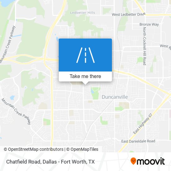 Chatfield Road map