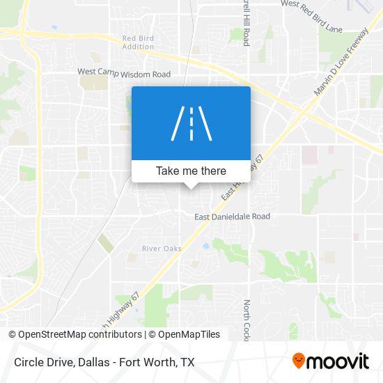 Circle Drive map