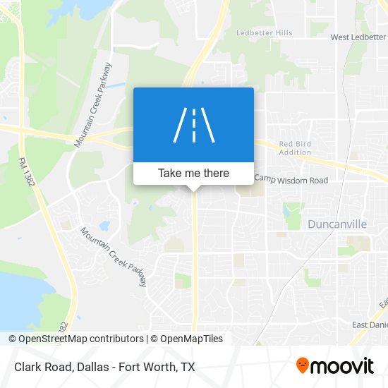 Mapa de Clark Road