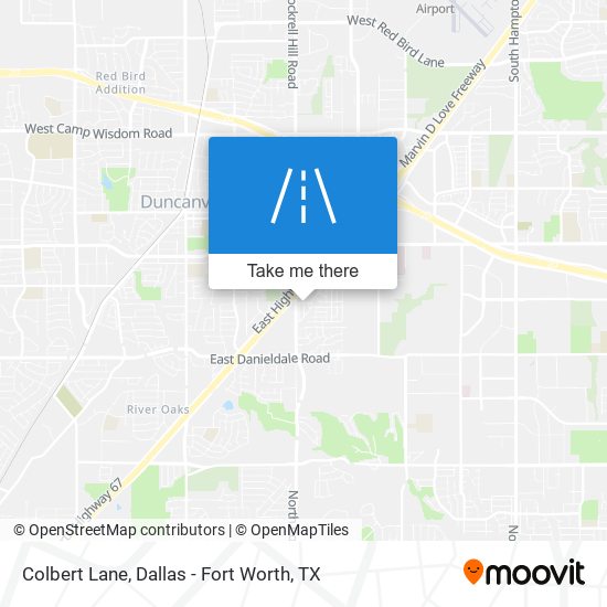 Colbert Lane map