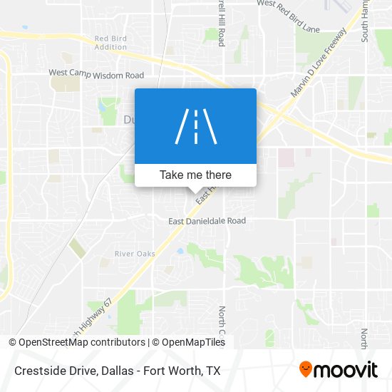 Mapa de Crestside Drive