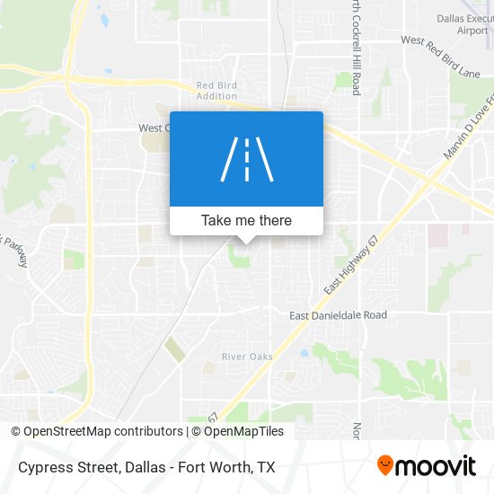 Cypress Street map