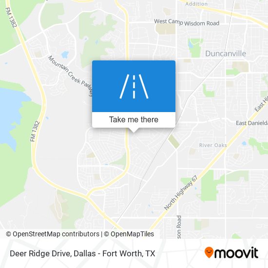 Deer Ridge Drive map