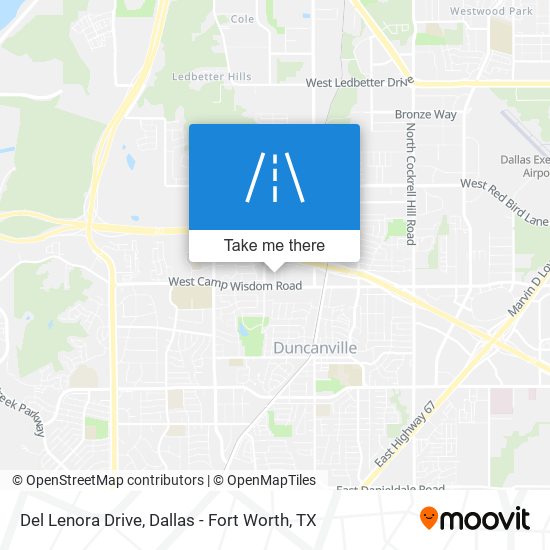 Del Lenora Drive map