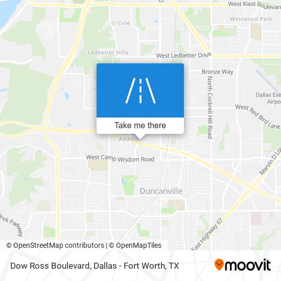 Mapa de Dow Ross Boulevard