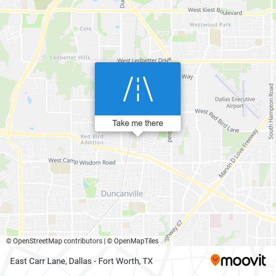 Mapa de East Carr Lane